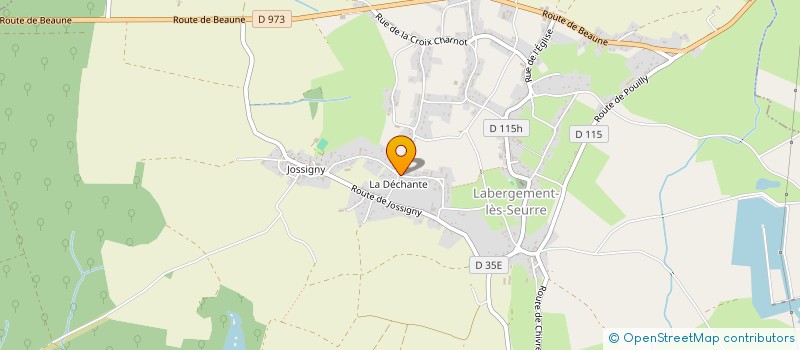 localisation de l'entreprise MONSIEUR KEVIN DRUARD  LABERGEMENT-LES-SEURRE