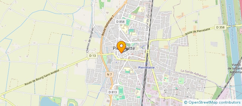 localisation de l'entreprise MONSIEUR KEVIN DUBOEUF-LORNAGE  PIERRELATTE