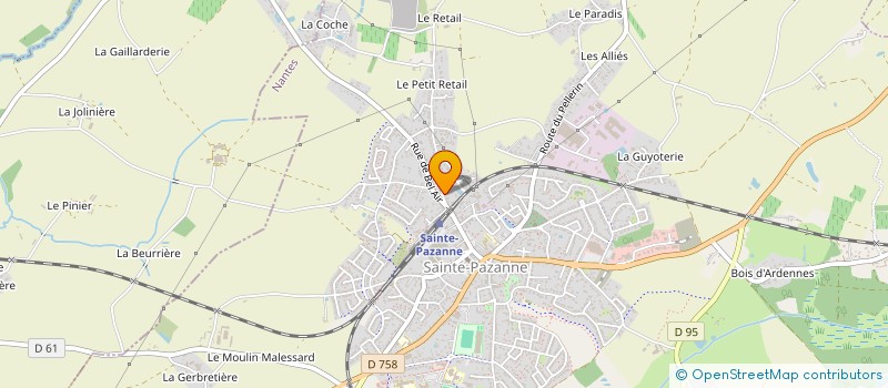 localisation de l'entreprise MONSIEUR KEVIN DUBOIS  SAINTE-PAZANNE