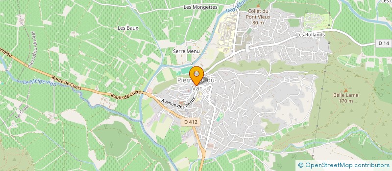 localisation de l'entreprise MONSIEUR KEVIN DUCA  PIERREFEU-DU-VAR