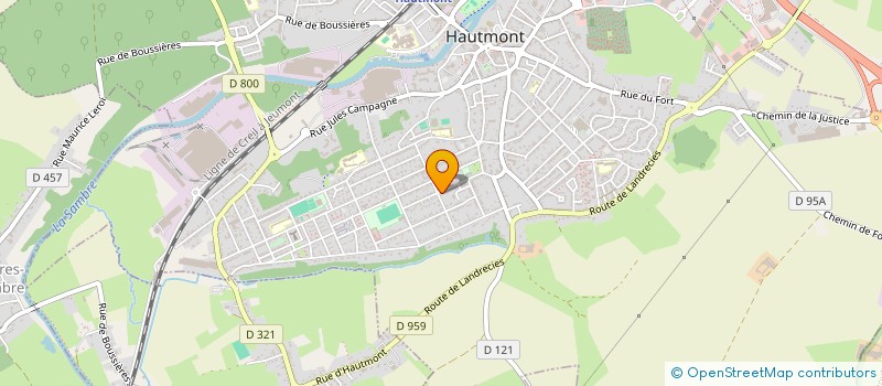 localisation de l'entreprise MONSIEUR KEVIN DUCARNE  HAUTMONT