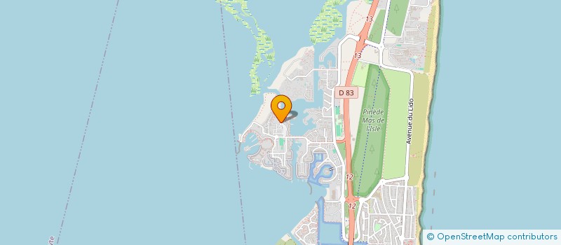 localisation de l'entreprise MONSIEUR KEVIN DUCROS  LE BARCARES