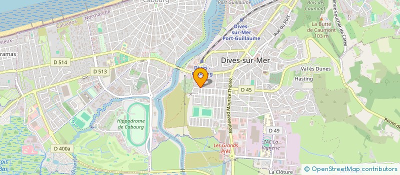 localisation de l'entreprise MONSIEUR KEVIN DUFAILLY  DIVES-SUR-MER