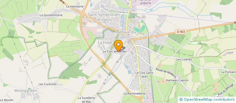 localisation de l'entreprise MONSIEUR KEVIN DUFOUR  LA HAYE