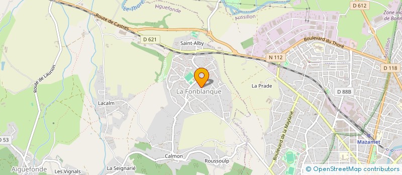 localisation de l'entreprise MONSIEUR KEVIN DUGUET  AIGUEFONDE