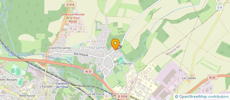 localisation de l'entreprise MONSIEUR KEVIN DUMONT  ERQUERY