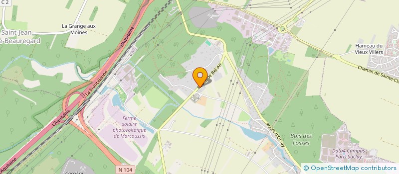 localisation de l'entreprise MONSIEUR KEVIN DUMORTIER  MARCOUSSIS