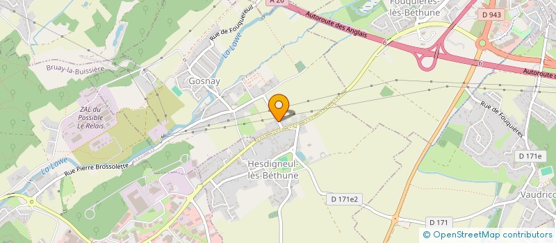 localisation de l'entreprise MONSIEUR KEVIN DUMUR  GOSNAY
