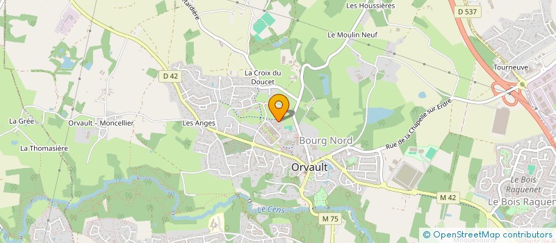 localisation de l'entreprise MONSIEUR KEVIN DUPEYROUX à ORVAULT