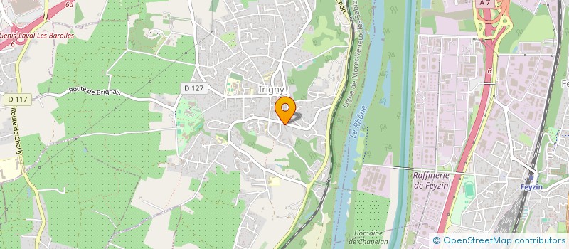 localisation de l'entreprise MONSIEUR KEVIN DUPLESSY  IRIGNY