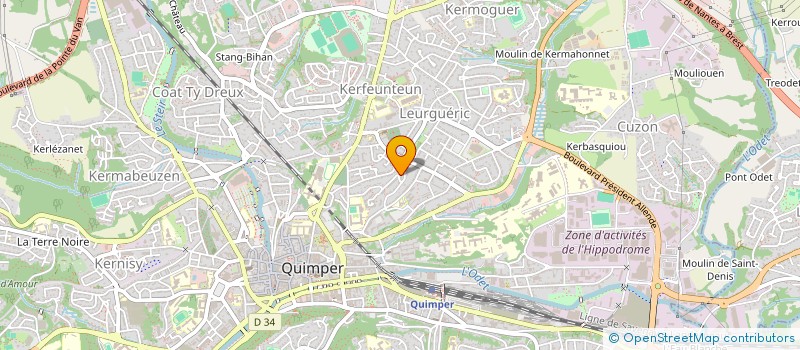 localisation de l'entreprise MONSIEUR KEVIN DUPONT PATANT à QUIMPER