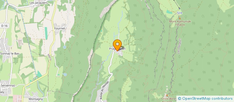 localisation de l'entreprise MONSIEUR KEVIN DURET  VEREL-PRAGONDRAN