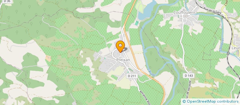 localisation de l'entreprise MONSIEUR KEVIN DUSSEL  PREIXAN