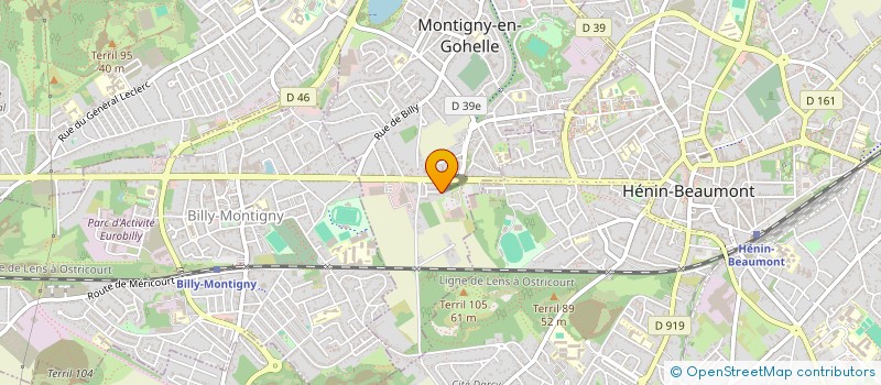 localisation de l'entreprise MONSIEUR KEVIN DUWIQUET  MONTIGNY-EN-GOHELLE