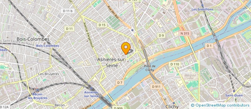 localisation de l'entreprise MONSIEUR KEVIN EBATOMBO à ASNIERES-SUR-SEINE