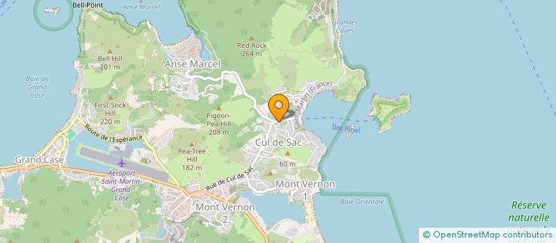 localisation de l'entreprise MONSIEUR KEVIN EDWARDS  SAINT-MARTIN