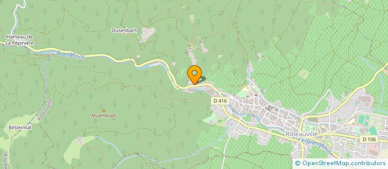 localisation de l'entreprise MONSIEUR KEVIN EGELE  RIBEAUVILLE