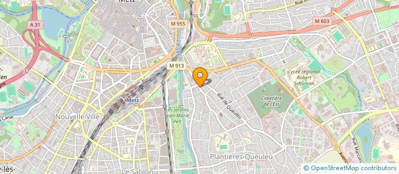 localisation de l'entreprise MONSIEUR KEVIN-ELLIOT KALALA SIKALY  METZ