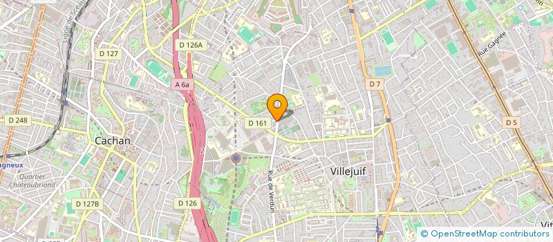 localisation de l'entreprise MONSIEUR KEVIN ENGOMBE  VILLEJUIF