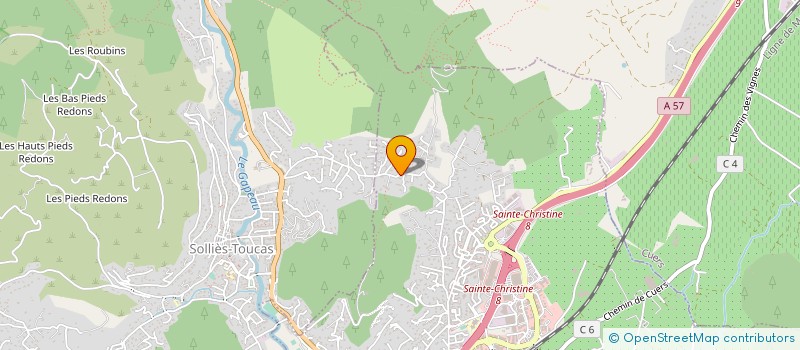 localisation de l'entreprise MONSIEUR KEVIN ENOHA YVES RENVOYE  SOLLIES-TOUCAS