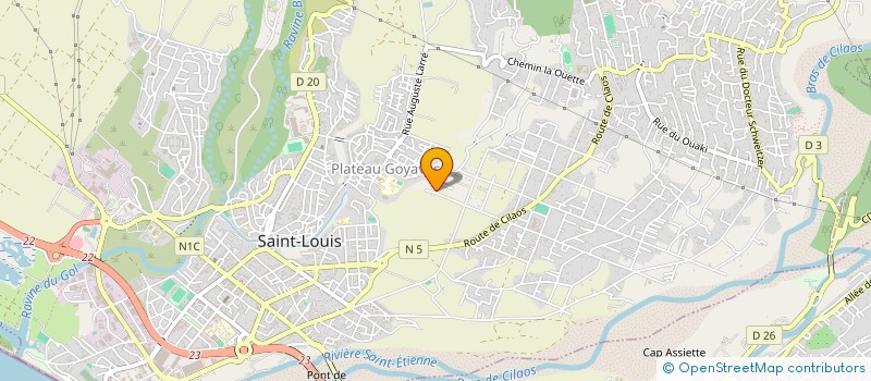 localisation de l'entreprise MONSIEUR KEVIN ESTHER  SAINT-LOUIS