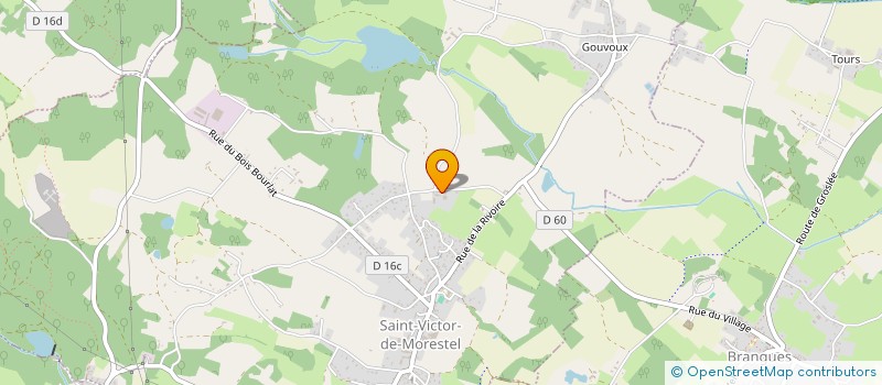 localisation de l'entreprise MONSIEUR KEVIN ESTRE  COURTENAY