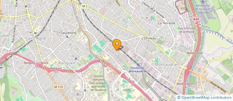localisation de l'entreprise MONSIEUR KEVIN EUCAT à TOULOUSE