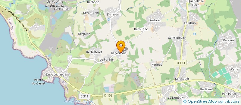 localisation de l'entreprise MONSIEUR KEVIN EVANNO  LORIENT