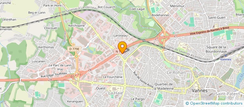 localisation de l'entreprise MONSIEUR KEVIN EVO à VANNES
