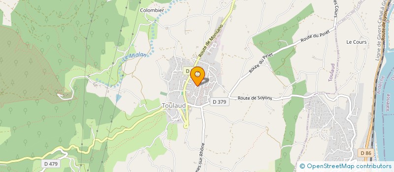 localisation de l'entreprise MONSIEUR KEVIN EXBRAYAT  TOULAUD