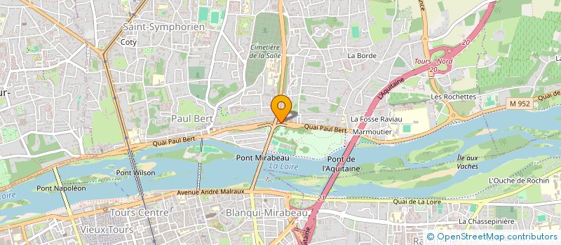 localisation de l'entreprise MONSIEUR KEVIN FABY  TOURS