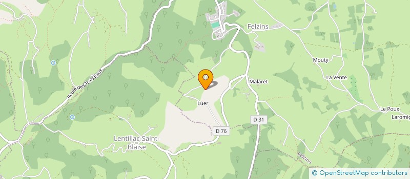 localisation de l'entreprise MONSIEUR KEVIN FAFRED  FELZINS