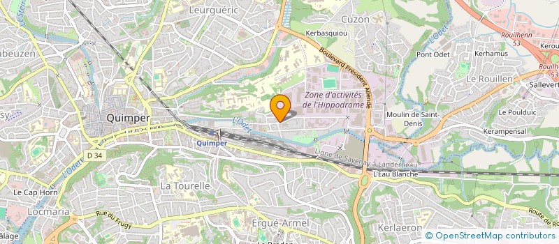 localisation de l'entreprise MONSIEUR KEVIN FAIELLO à QUIMPER