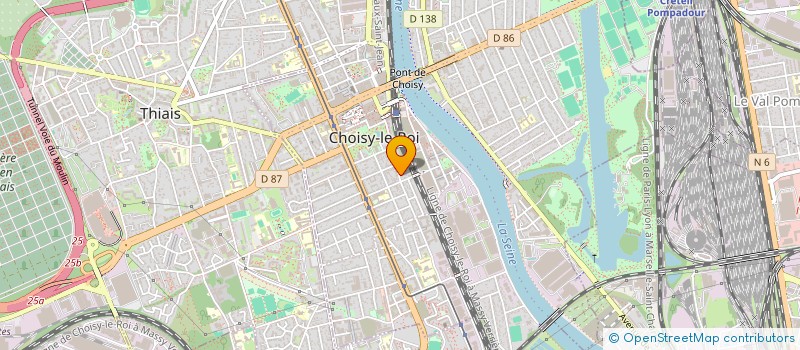 localisation de l'entreprise MONSIEUR KEVIN FALL  CHOISY-LE-ROI