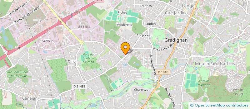 localisation de l'entreprise MONSIEUR KEVIN FARRAN  LORMONT