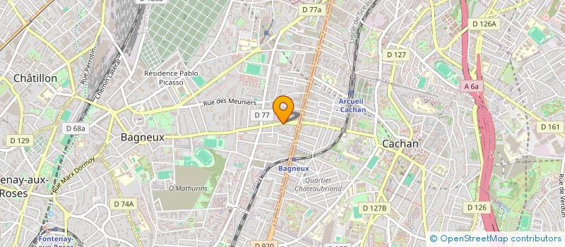 localisation de l'entreprise MONSIEUR KEVIN FARSHIDIAN à BAGNEUX