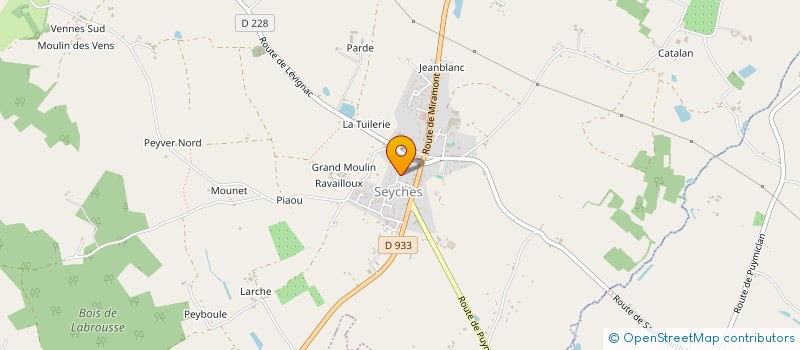 localisation de l'entreprise MONSIEUR KEVIN FAUGERE  SEYCHES