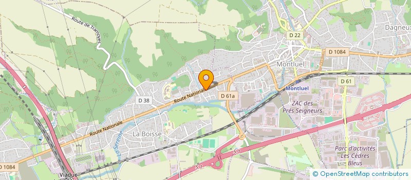 localisation de l'entreprise MONSIEUR KEVIN FAUGIER  JONAGE