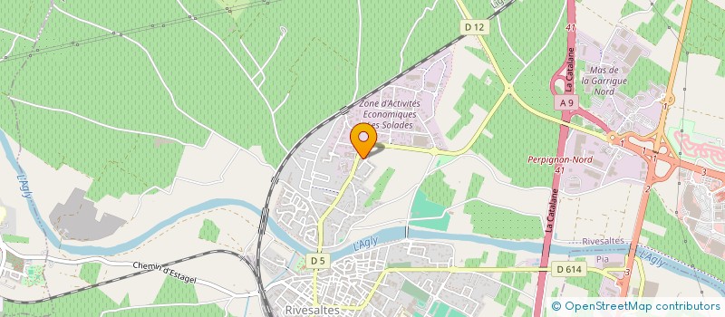 localisation de l'entreprise MONSIEUR KEVIN FAURE  RIVESALTES