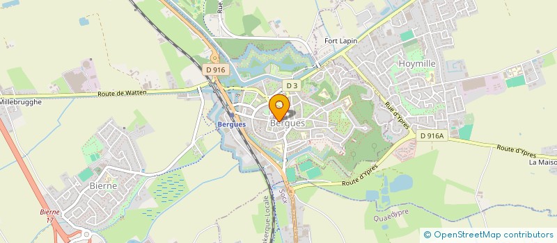 localisation de l'entreprise MONSIEUR KEVIN FAVEAU  BERGUES