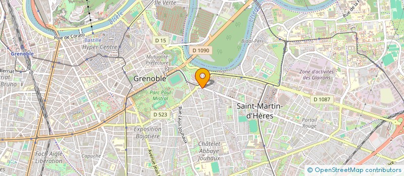 localisation de l'entreprise MONSIEUR KEVIN FAVIER  GRENOBLE