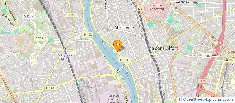 localisation de l'entreprise MONSIEUR KEVIN FERNANDES  ALFORTVILLE