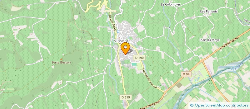 localisation de l'entreprise MONSIEUR KEVIN FERNANDES ANGELO  VINSOBRES