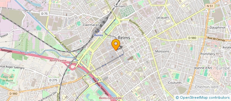 localisation de l'entreprise MONSIEUR KEVIN FERNANDEZ  REIMS