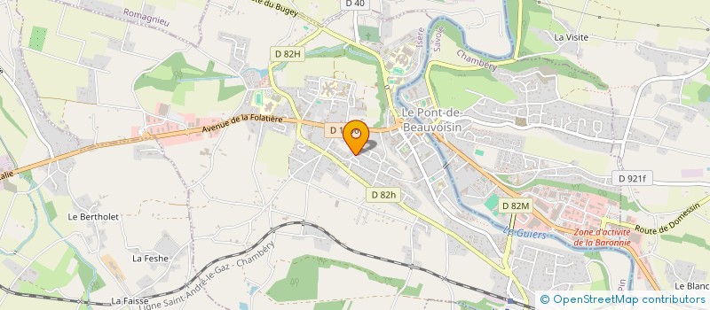 localisation de l'entreprise MONSIEUR KEVIN FERNANDEZ-GUERRERO  LE PONT-DE-BEAUVOISIN