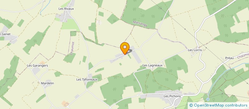 localisation de l'entreprise MONSIEUR KEVIN FERREC  CHAUMOT