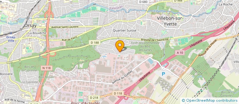 localisation de l'entreprise MONSIEUR KEVIN FERREIRA  GIF-SUR-YVETTE