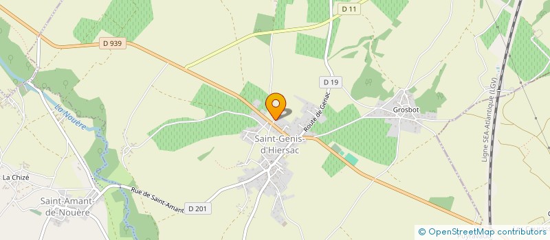 localisation de l'entreprise MONSIEUR KEVIN FETIS à SAINT-GENIS-D'HIERSAC