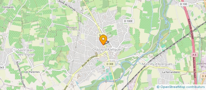 localisation de l'entreprise MONSIEUR KEVIN FIEVEZ  CHAZAY D'AZERGUES