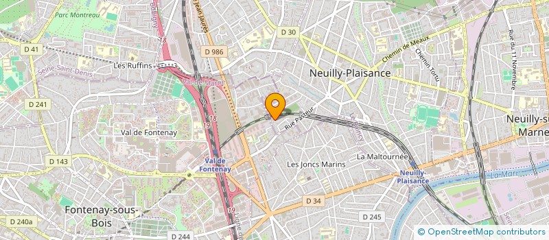 localisation de l'entreprise MONSIEUR KEVIN FILLON à NEUILLY-PLAISANCE